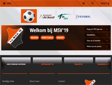 Tablet Screenshot of msv19.nl